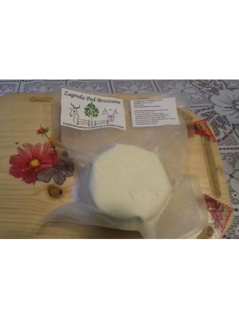 Twaróg krowi GŁADZIUTKI biały (Zagroda Pod Brzozami)