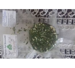 Twaróg krowi GŁADZIUTKI z czosnkiem niedźwiedzim (Zagroda Pod Brzozami)