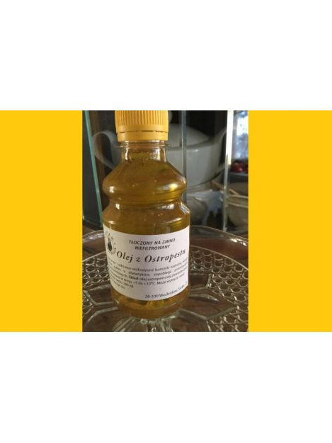 Olej z ostropestu tłoczony na zimno, niefiltrowany 200 ml