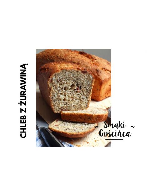 Chleb z żurawiną