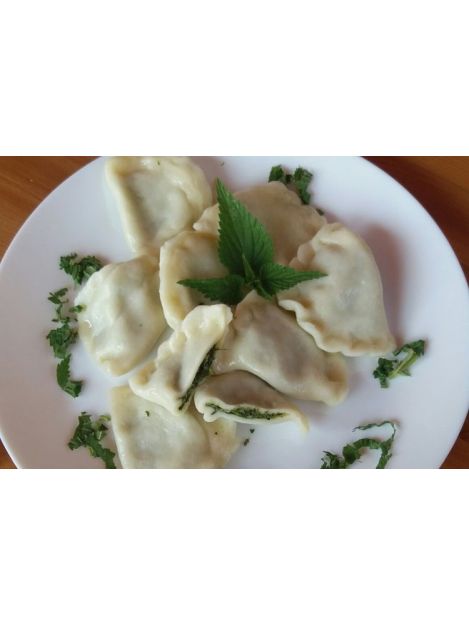 Pierogi z pokrzywą, fetą i twarogiem 0,5 kg