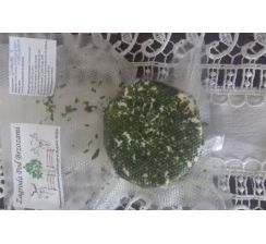 Twaróg krowi GŁADZIUTKI z czosnkiem niedźwiedzim (Zagroda Pod Brzozami)