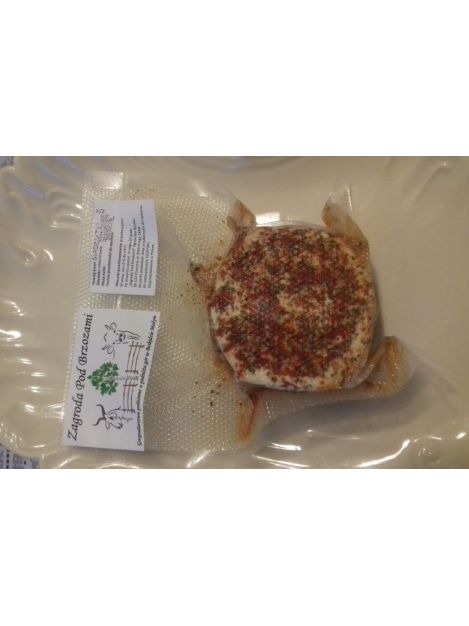 Twaróg krowi GŁADZIUTKI z suszonymi pomidorami, czosnkiem i bazylią (Zagroda Pod Brzozami)