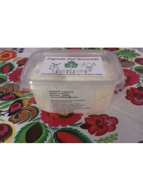 Twaróg krowi LEKUSI 0,27 kg (Zagroda Pod Brzozami)