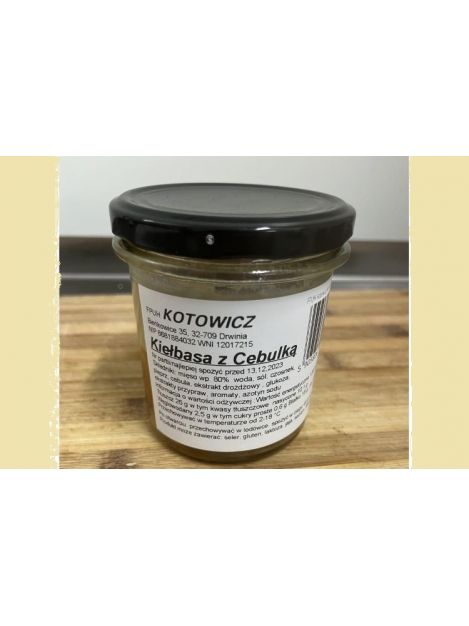 Kiełbasa z cebulką słoik